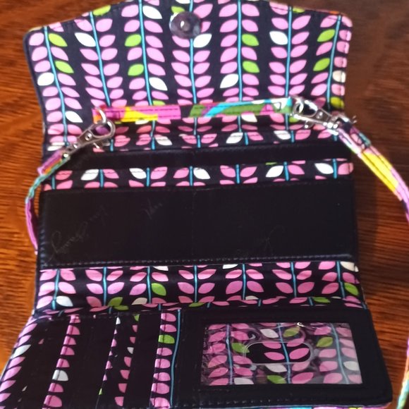 Vera Bradley VaVa Bloom small wristlet sized Crossbody-retired pattern, $ DROP!! - Picture 3 of 9